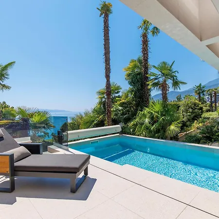 Beachfront Escape With Private Pool Opatija